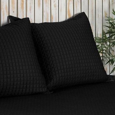 Dommelin Dommelin Sierkussenhoes Chicago Satijn 300TC Zwart 60x70 cm