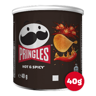 Pringles hot & spicy klein (12x 40gr)