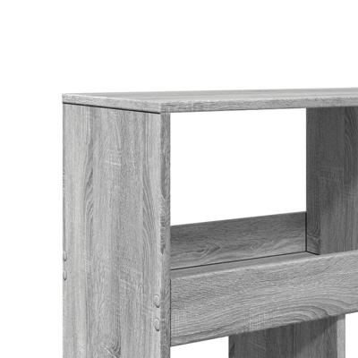 kamerscherm 100x33x125,5 cm bewerkt hout grijs sonoma eiken