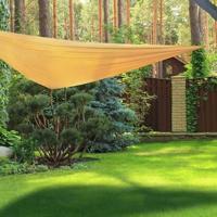 Zonnedoek Beige - Schaduw doek - 3 x 3 x 3 meter - thumbnail