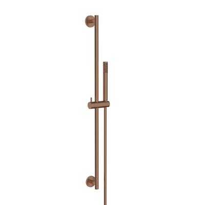 Glijstangset BWS Moran Met Staafhanddouche 1 Stand 150 cm Geborsteld Brons Koper