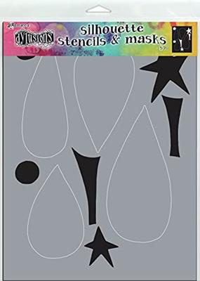 Ranger Ink Ranger • dylusions stencil a ton of trees