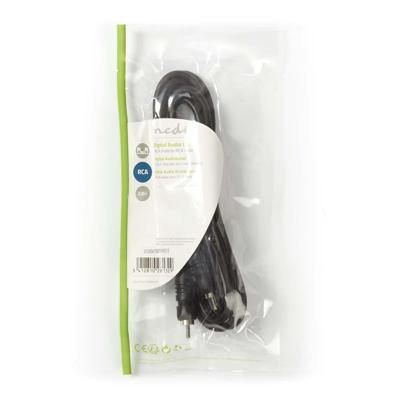 Digitale Audiokabel | RCA Male - RCA Male | 2,0 m | Zwart
