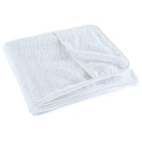 Strandhanddoeken 2 st 400 g/m 60x135 cm stof wit - thumbnail
