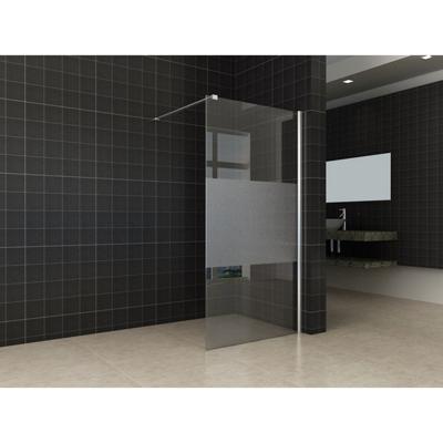 Inloopdouche Miami 120x200cm Antikalk Helder/Mat Glas Chroom Profiel 10mm Veiligheidsglas Easy Clean