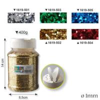 Vaessen Creative • glitter 1mm blauw - thumbnail