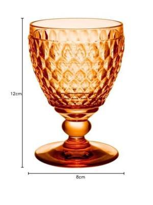 VILLEROY & BOCH - Boston Coloured - Witte wijnglas Apricot 12cm 0,23l VILLEROY & BOCH - Boston Coloured - Witte wijnglas Apricot 12cm 0,23l