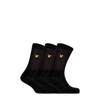 Lyle & Scott sokken Hamilton - set van 3 zwart Lyle & Scott sokken Hamilton - set van 3 zwart