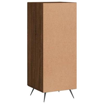 Dressoir 34,5x34x90 cm bewerkt hout bruineikenkleurig
