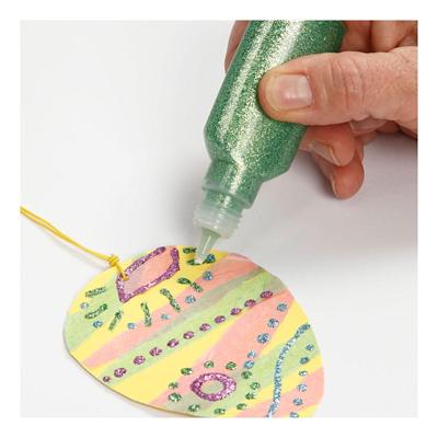 Creativ Company Glitterlijm, diverse kleuren, 12x25 ml/ 1 doos