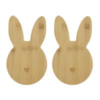 Serveerplank paashaas set a 2 24x14cm - thumbnail