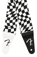 Fender Wavy Checkerboard Polyester Strap gitaarband - thumbnail
