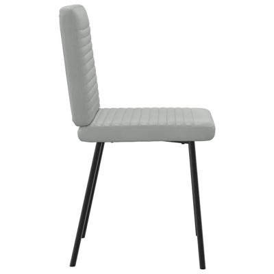 Eetkamerstoelen 4 st fluweel lichtgrijs Eetkamerstoelen 4 st fluweel lichtgrijs