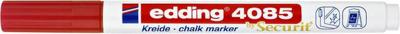 Krijtstift edding 4085 rond 1-2mm rood