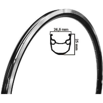 Ryde stratos velg etrto 28 inch ( 622 ) zwart 36 gaats nippel 13