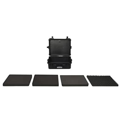 Flightcase draagbaar 55x43x21 cm PP zwart Flightcase draagbaar 55x43x21 cm PP zwart