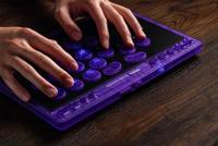 8Bitdo Arcade Controller - Transparent Purple Signature Edition - thumbnail