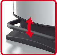 Rotho Paso Pedaalemmer 40L Rood Metallic - thumbnail