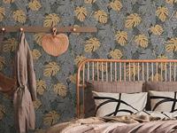 Livingwalls House of Turnowsky - Zwart - Jungle Behang - 389051 - thumbnail