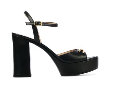 Unisa Vadilo leren sandalettes zwart Unisa Vadilo leren sandalettes zwart