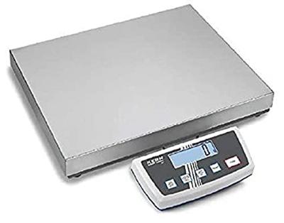 Kern DE 120K10A DE 120K10A Pakketweegschaal Weegbereik (max.) 120 kg Resolutie 10 g werkt op het lichtnet, werkt op een accu, werkt op batterijen Zilver