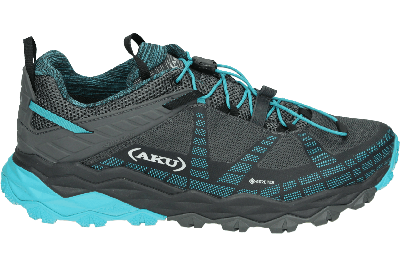 AKU Flyrock Gtx Lage Wandelschoen Dames Black/Turquoise 6