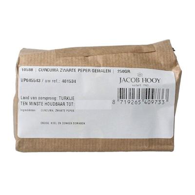 Curcuma zwarte peper gemalen 250 Gram Curcuma zwarte peper gemalen 250 Gram