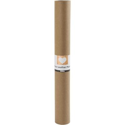 Creativ Company Faux leather papier donkerbruin, 1mtr.
