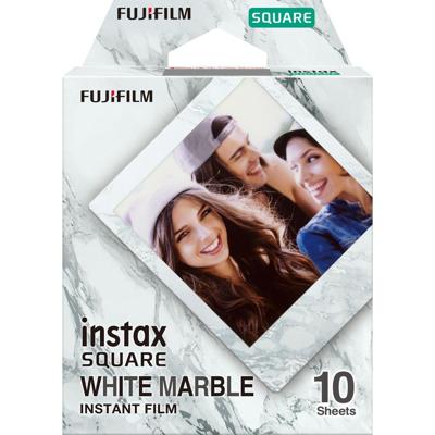 Fujifilm Fujifilm Instax Square White Marble - Instant-Farbfilm Point-and-shoot filmcamera Meerdere kleuren