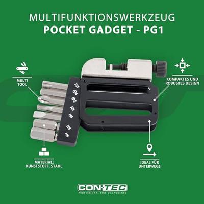 CONTEC multifunctie-tool "pocket gadget - pg1" ct multifunction pg1 8 functions
