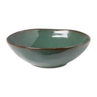 Diep bord Toscane - donkergroen - ø19 cm - thumbnail