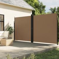 VidaXL Windscherm uittrekbaar 200x1000 cm taupe - thumbnail