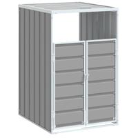 Containerberging voor 1 container 72x81x115 cm staal grijs - thumbnail
