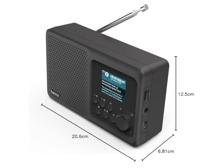 Hama Digitale Radio DR5BT FM/DAB/DAB+/Bluetooth®/accuvoeding - thumbnail