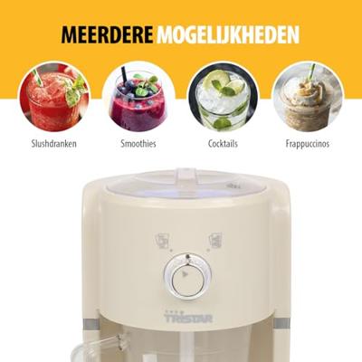 Tristar KD-7310 IJs Crusher Crème Tristar KD-7310 IJs Crusher Crème