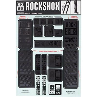 ROCKSHOX decor set decal set stealth