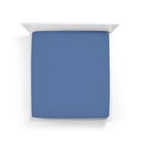 Bella Donna Bella Donna Hoeslaken Jersey Eenpersoons zeeblauw-0208 70/190-80/220 - thumbnail