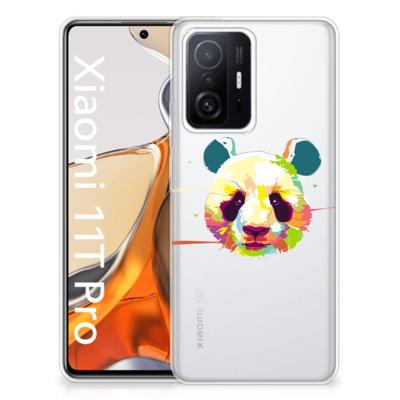 Xiaomi 11T | 11T Pro Telefoonhoesje met Naam Panda Color Xiaomi 11T | 11T Pro Telefoonhoesje met Naam Panda Color