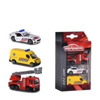 Majorette speelgoedvoertuigen S.O.S. Rescue Nederland 3 delig - thumbnail