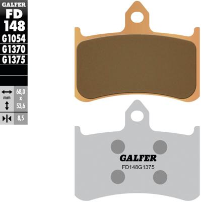 GALFER remblokken "fd148" brake pad fd148 g1375 sintered metal