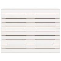 Wasmand 88,5x44x66 cm massief grenenhout wit - thumbnail