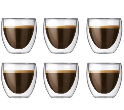 Bodum dubbelwandige glazen Pavina (8 cl) (set van 6)