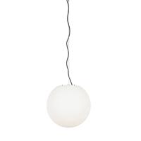 QAZQA Moderne buiten hanglamp wit 45 cm IP65 - Nura - thumbnail