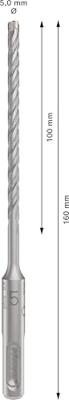 Bosch Accessoires PRO SDS plus-5X hamerboor | 5 x 100 x 160 mm - 2608833772