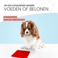 Eat Slow Live Longer Lick Mat Bones Red - thumbnail