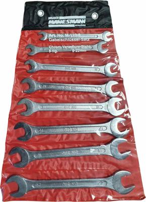Brüder Mannesmann Steeksleutelset 8 dlg 6-22 mm (Hobby) - 110-8