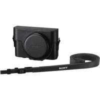 Sony RX100 leather case met mic jack opening (LCJRXKB.SYH) - thumbnail
