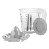 Keeeper Maatbeker 1L + citruspers grijs - thumbnail