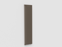 Royal plaza Lecco radiator 39x180cm 958watt satijn donker brons - thumbnail
