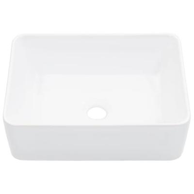 VidaXL Wastafel 40x30x13 cm keramiek wit VidaXL Wastafel 40x30x13 cm keramiek wit